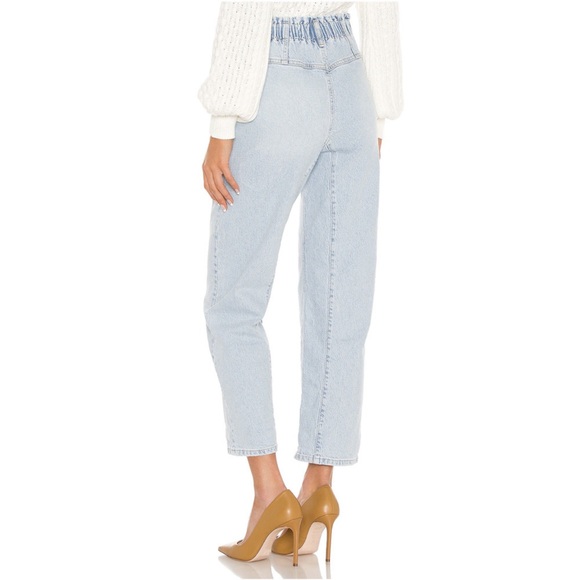 Free People Powell boyfriend pull on jeans size M - Picture 2 of 12